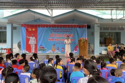 Lễ Khai Giảng năm học 2022- 2023 Trường Mẫu giáo Vĩnh Bình Bắc.