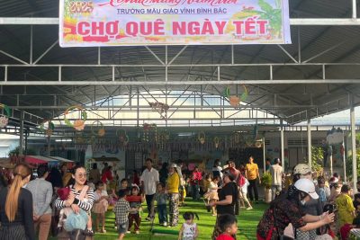 “Chợ quê ngày Tết” Trường Mẫu giáo Vĩnh Bình Bắc